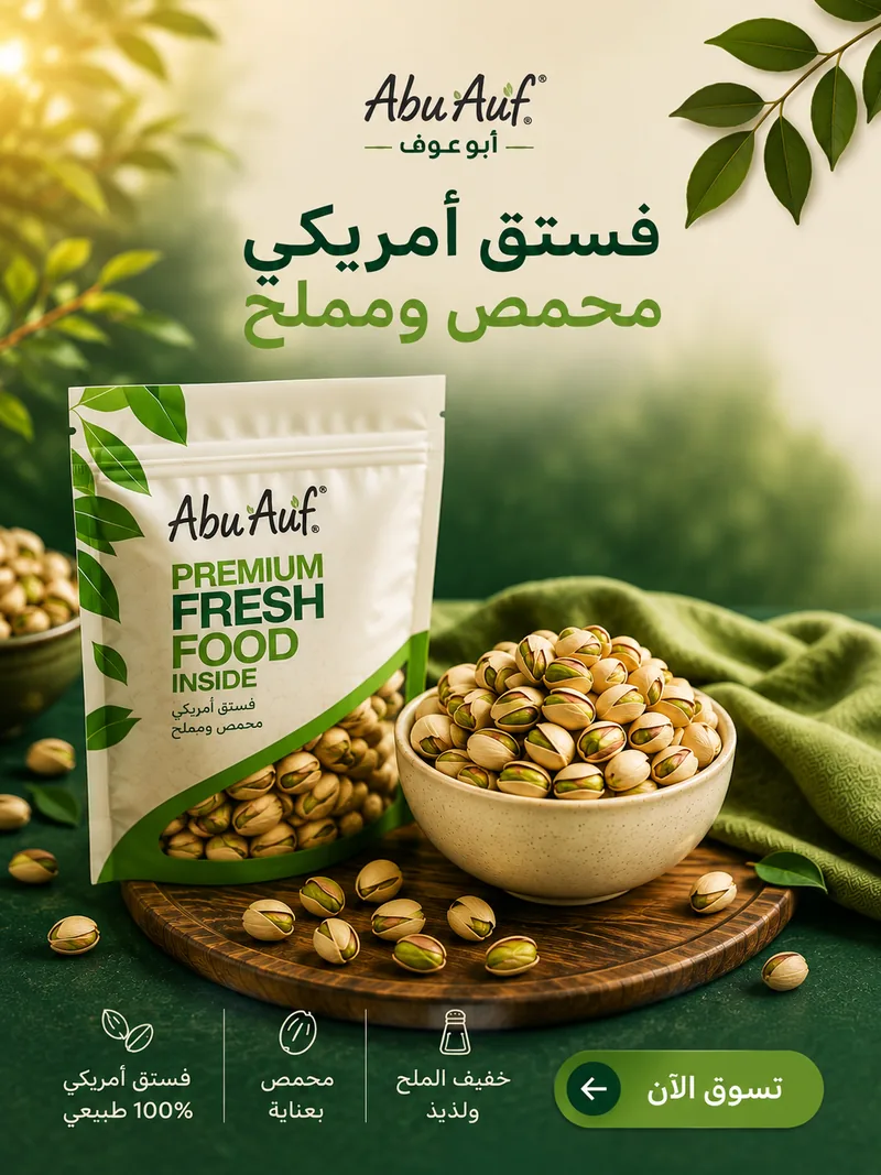 فستق أمريكي محمص ومملح